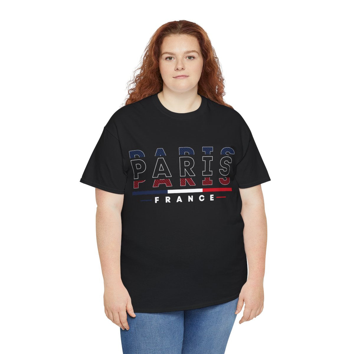 Tee shirt Unisex Paris France  designs drapeau JO 2024
