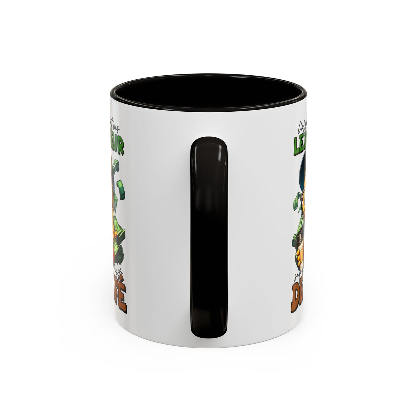 Tasse L’Argent Ne Fait Pas Le Bonheur Sauf Quand Il S’Agit De Café – Mug Humour Drôle 325ml