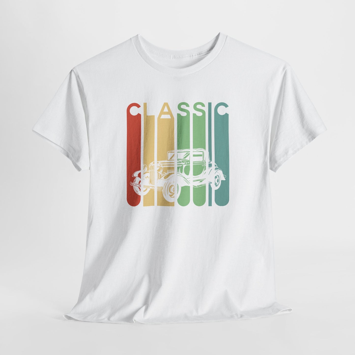 T-Shirt Voiture Vintage Homme et Femme – Automobile Ancienne Classic Rétro – Cadeau Passionné Auto Collectionneur – Style Vintage