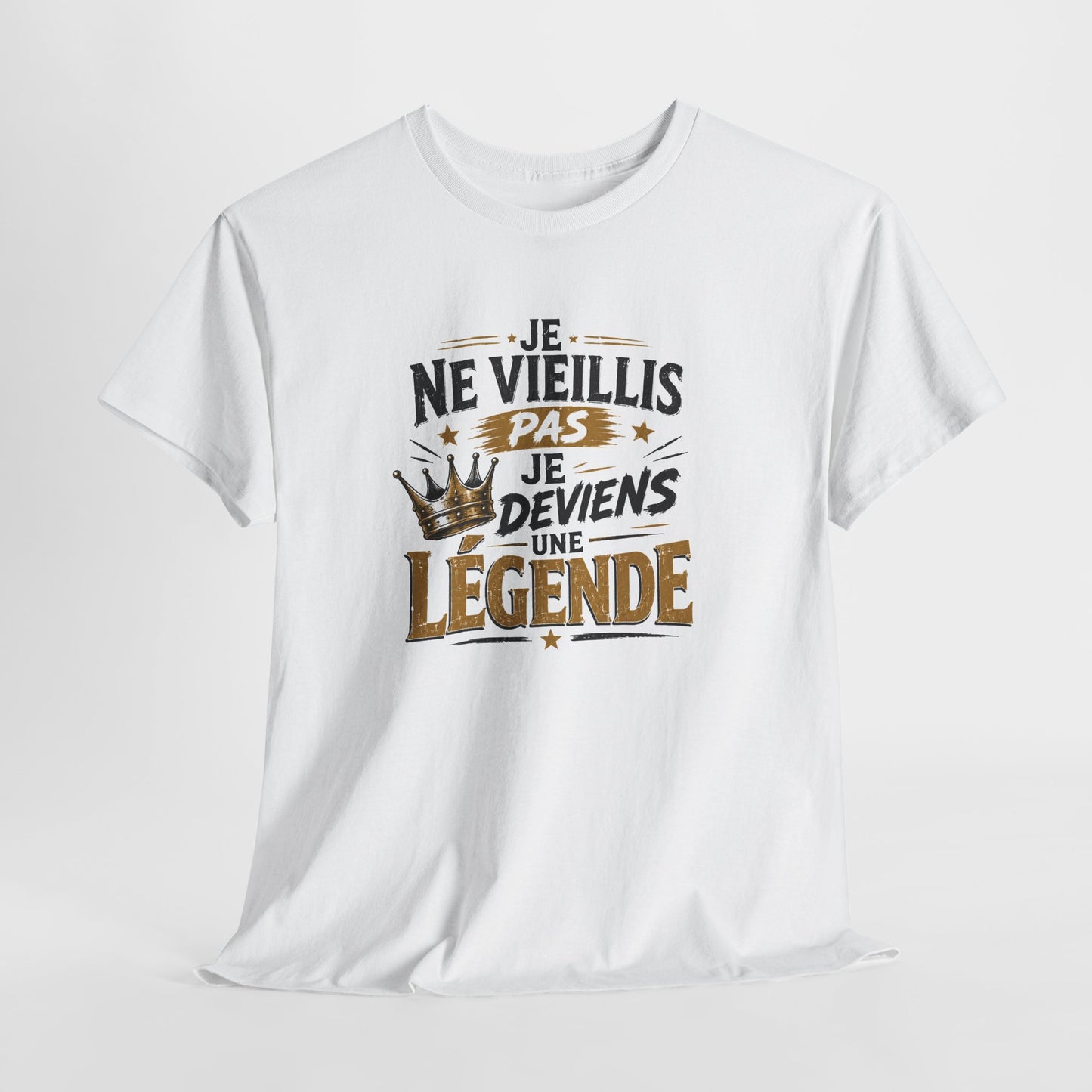Tee Shirt Homme Légende Humour Couronne Confiance Roi Idée Cadeau Anniversaire Homme Original