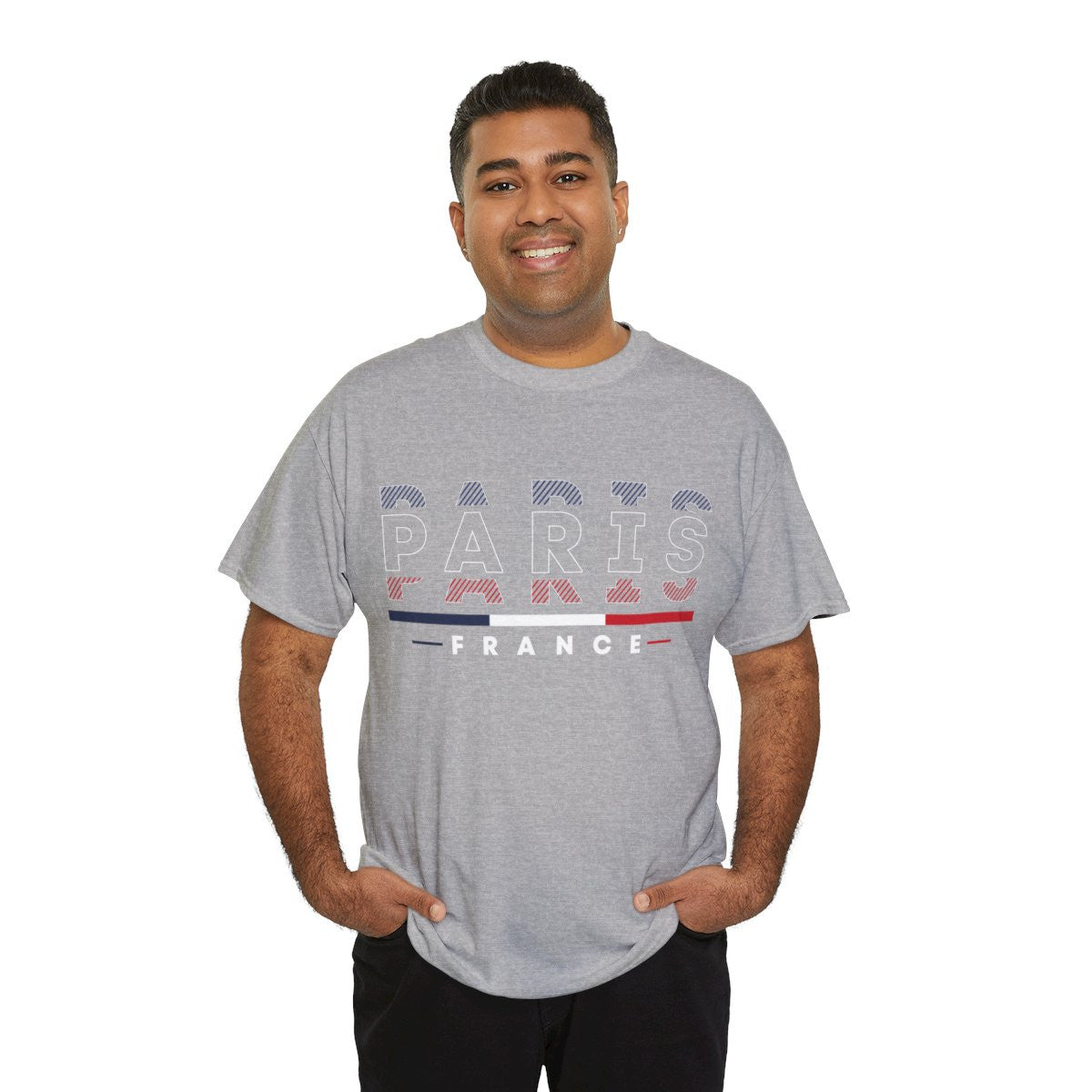Tee shirt Unisex Paris France  designs drapeau JO 2024