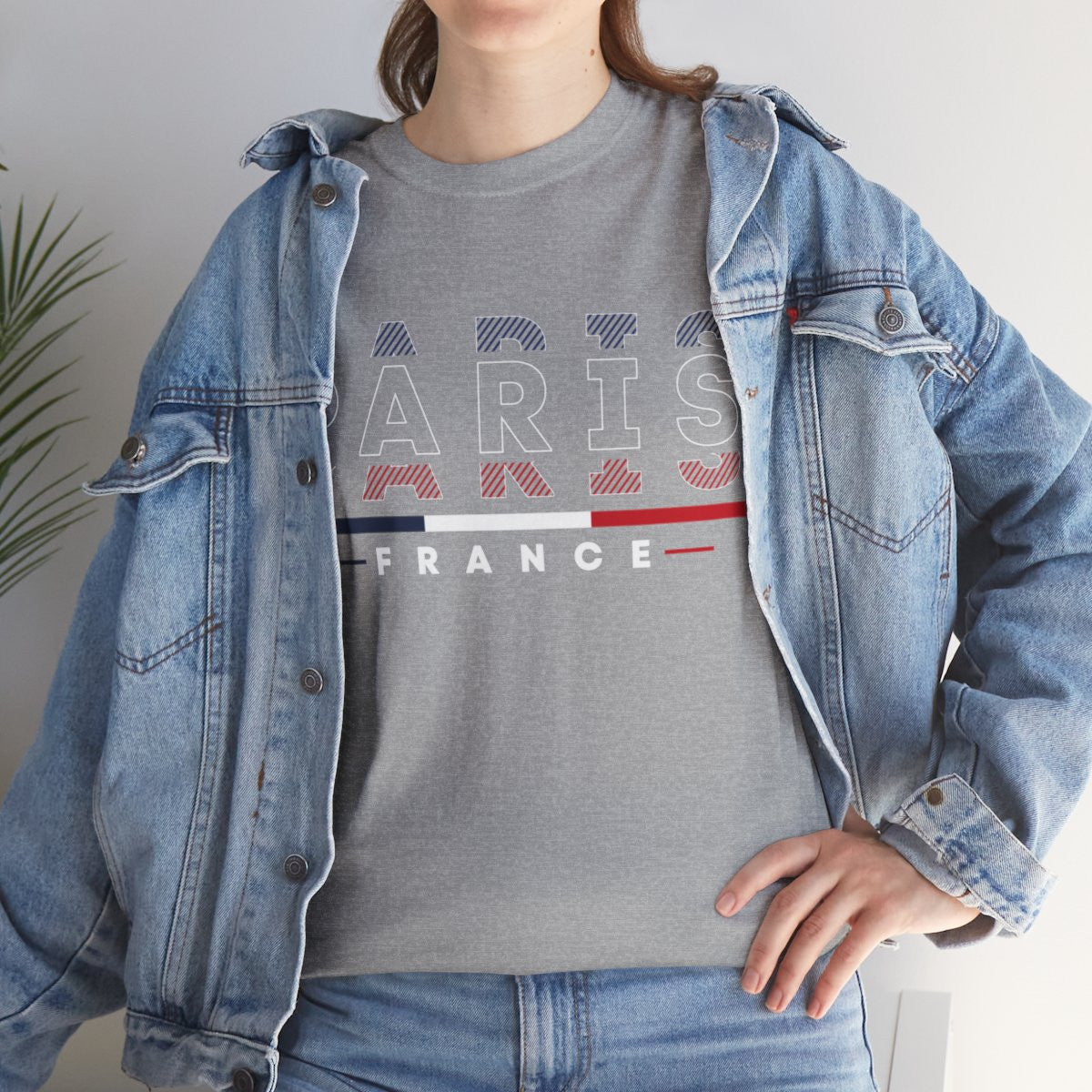 Tee shirt Unisex Paris France  designs drapeau JO 2024