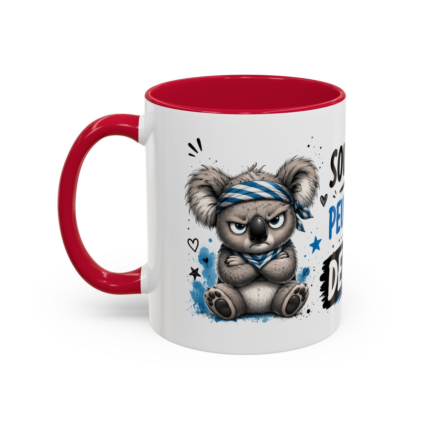 Tasse Sourire ? Peut-Être Demain – Mug Humour Koala Boudeur – Cadeau Original Homme Femme 325ml