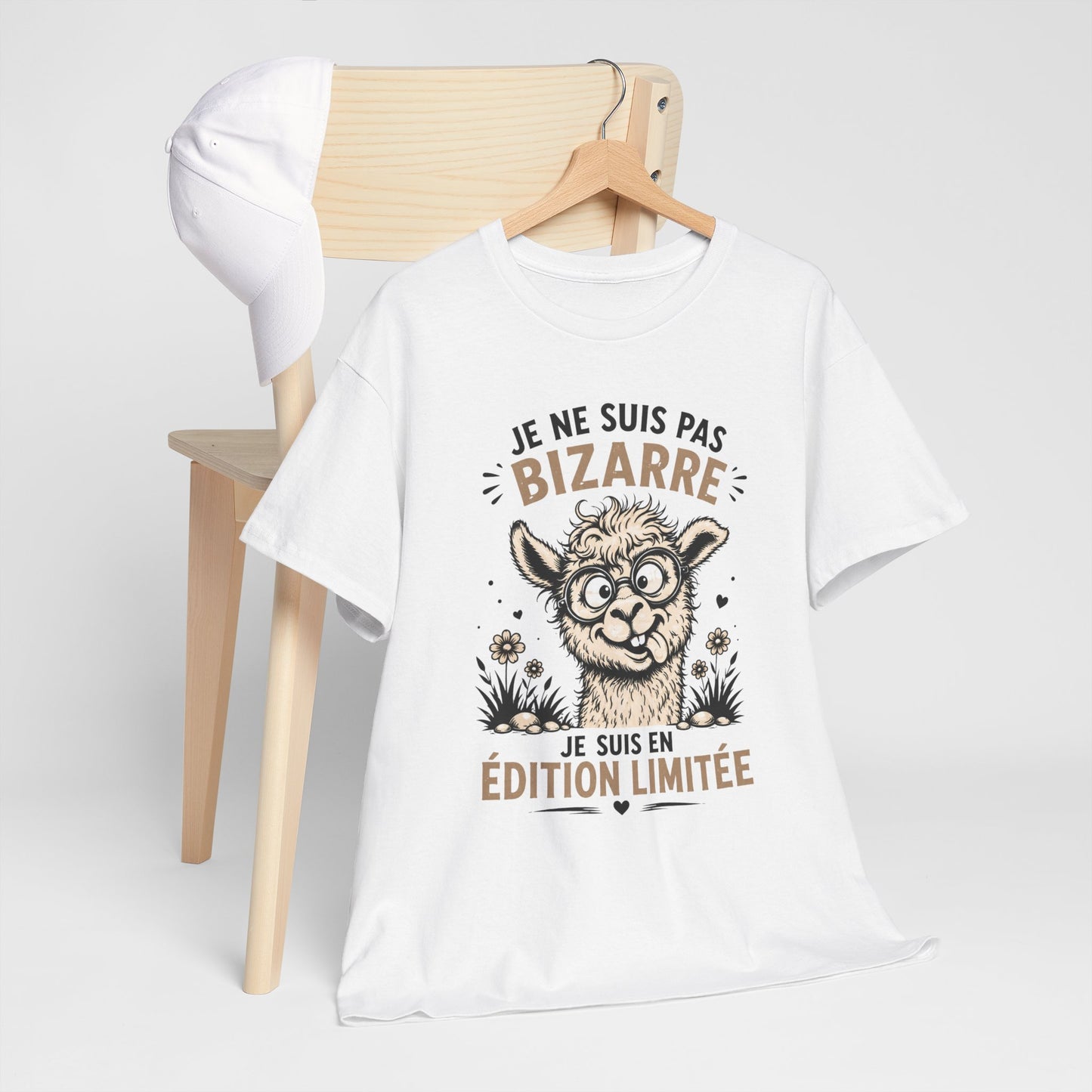 Tee-Shirt Humour Homme et Femme – Lama Drôle Original – Cadeau Amusant Anniversaire pour Amateur d’Animaux