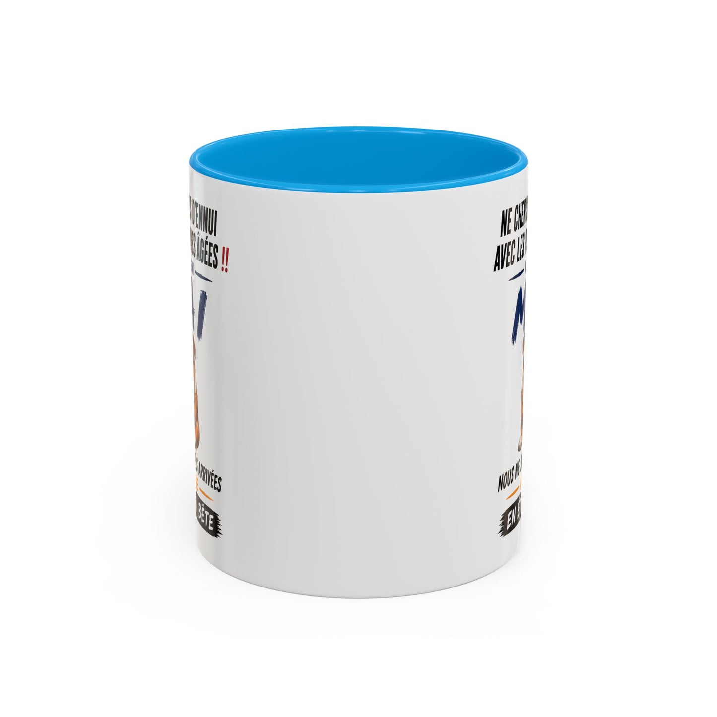 Tasse Humour Personnes Nées en Mai – Mug Bulldog Drôle Senior Retraité – Cadeau Anniversaire Homme Femme 325ml