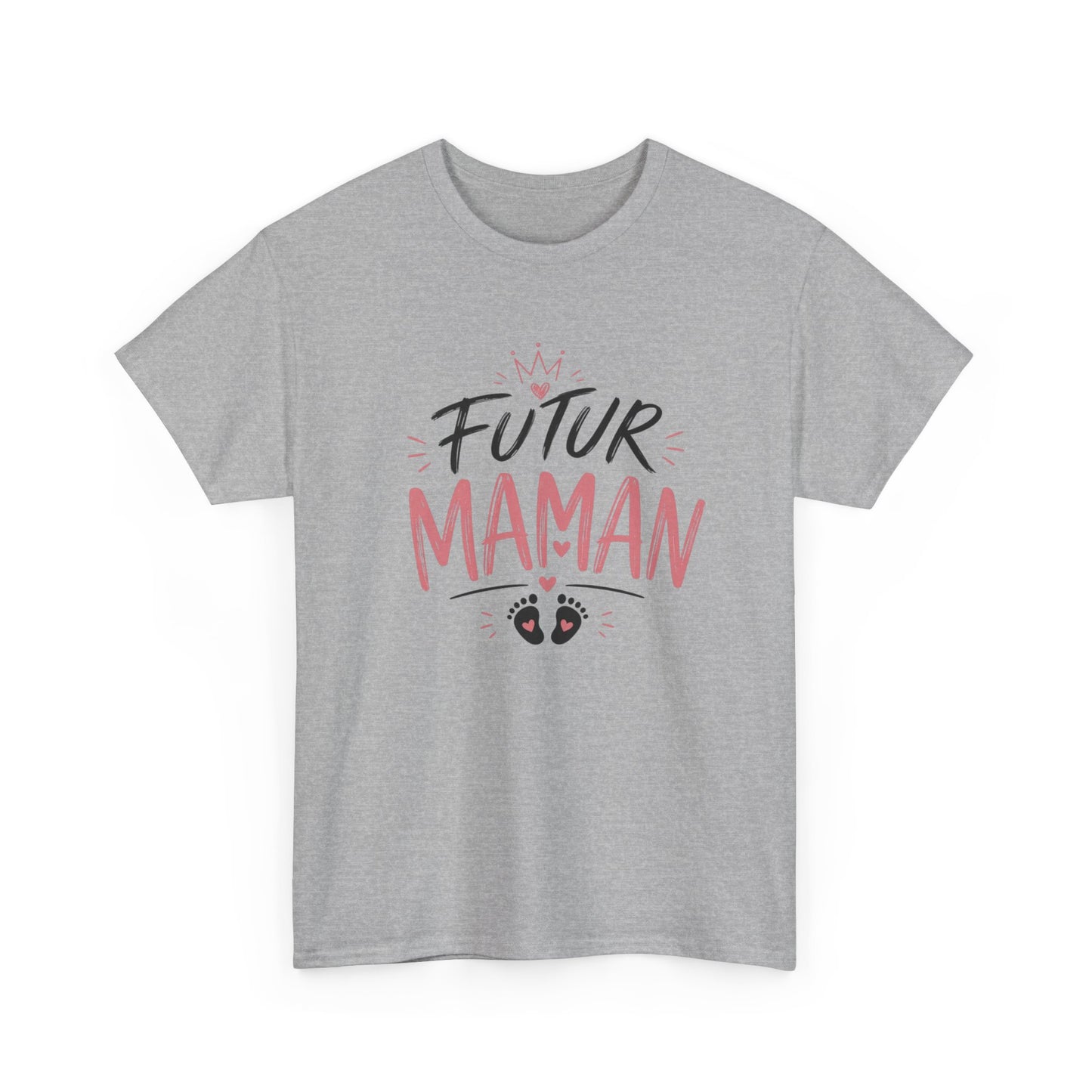 T-Shirt Femme Futur Maman – Tee Shirt Grossesse Cadeau Future Maman Bébé Naissance Idée Cadeau Femme Enceinte