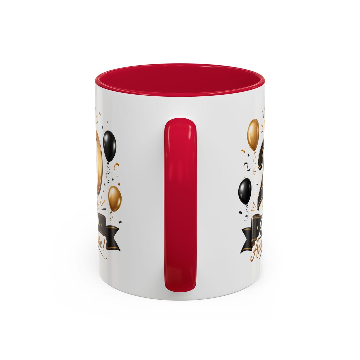 Mug Joyeux 20 Ans – Tasse Anniversaire 20 Ans – Cadeau Original pour Femme Homme – Idée Cadeau 20e Anniversaire Noir Bleu Rouge
