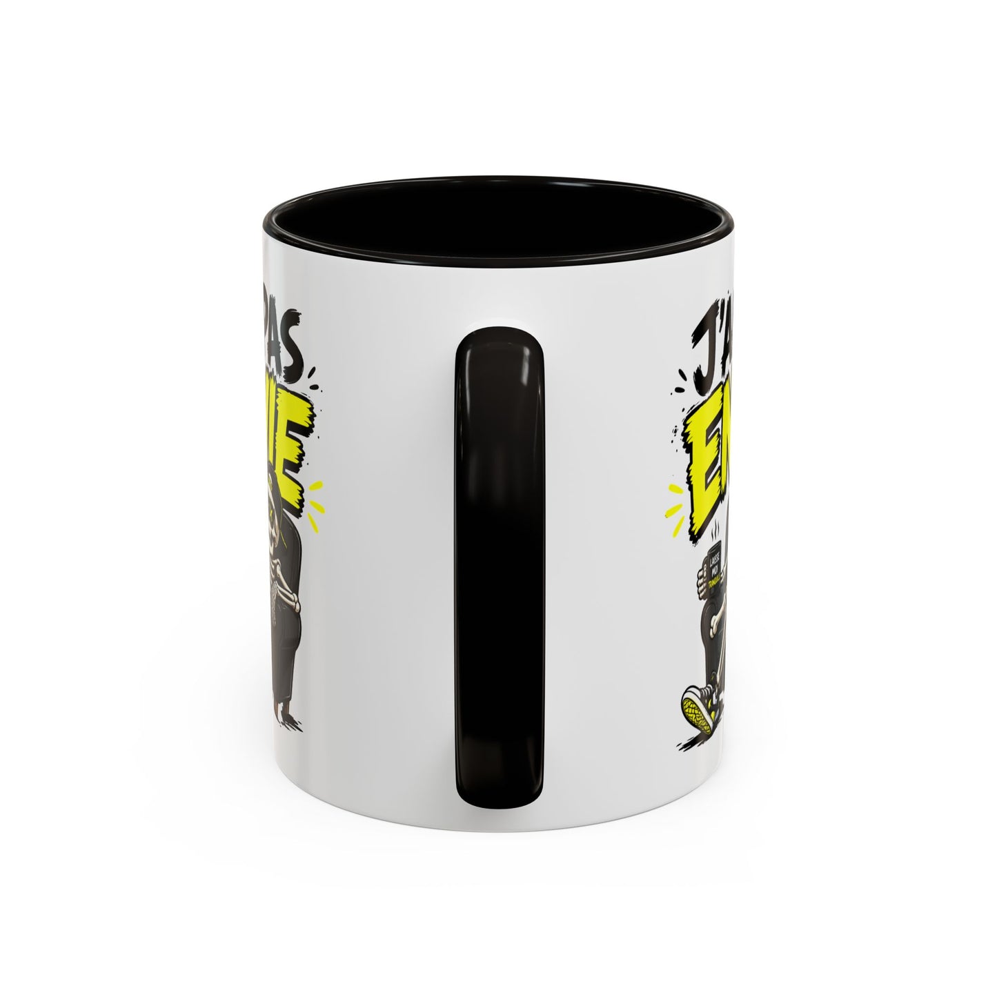 Mug Drôle J’ai Pas Envie – Tasse Humoristique avec Squelette Détendu – Cadeau Humour Bureau Café 325ml