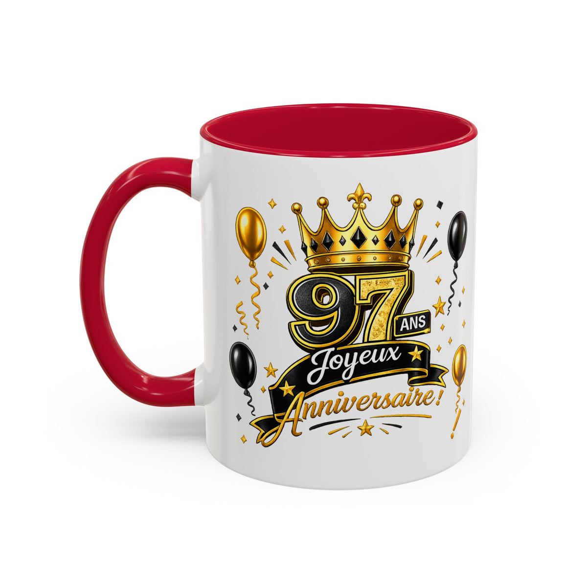 Mug Joyeux 97 Ans – Tasse Anniversaire 97 Ans – Cadeau Original pour Femme Homme – Idée Cadeau 97e Anniversaire