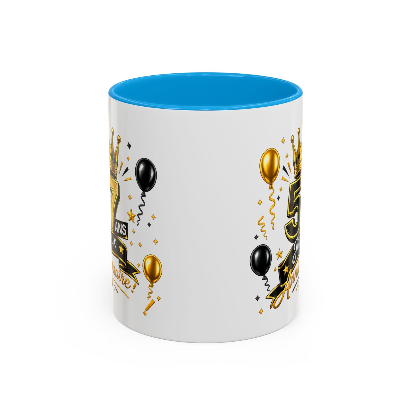 Mug Joyeux 57 Ans – Tasse Anniversaire 57 Ans – Cadeau Original pour Femme Homme – Idée Cadeau 57e Anniversaire