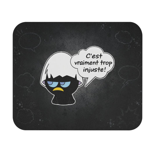 Tapis de Souris 22x18cm Calimero C’est Vraiment Trop Injuste – Accessoire Humour et Mauvaise Humeur – Cadeau Drôle Bureau Homme Femme