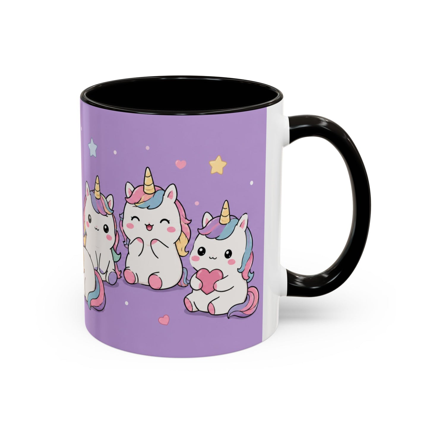 Tasse Licornes Kawaii – Mug Cute avec Petites Licornes Pastel – Cadeau Mignon Enfant Fille 325ml