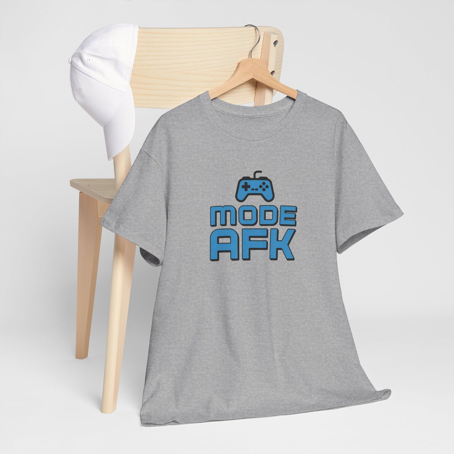 T-Shirt Gamer Mode AFK – Tee Shirt Gaming Drôle Pause Jeu Manette Gamer Noob Geek Cadeau Joueur Homme Femme