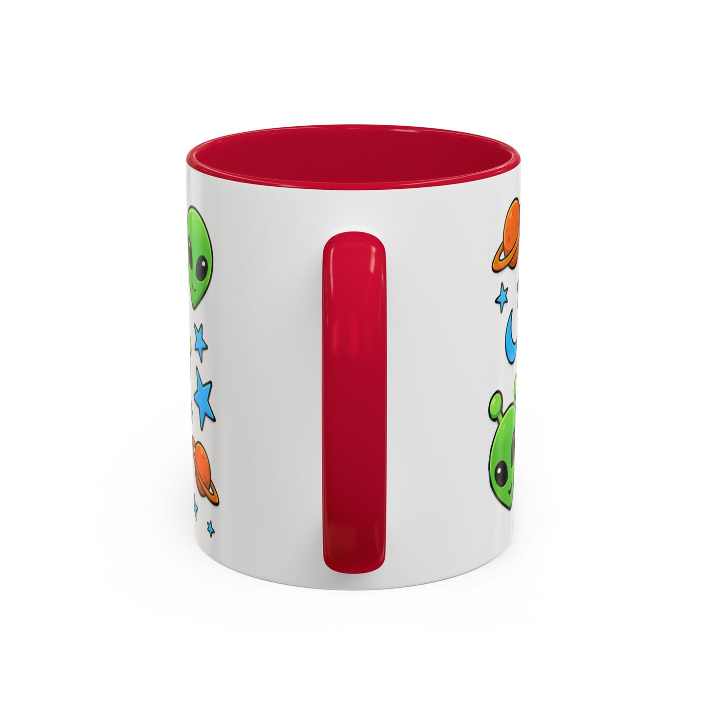 Tasse Aliens Kawaii – Mug Extraterrestres Colorés – Cadeau Espace et Univers Cartoon 325ml
