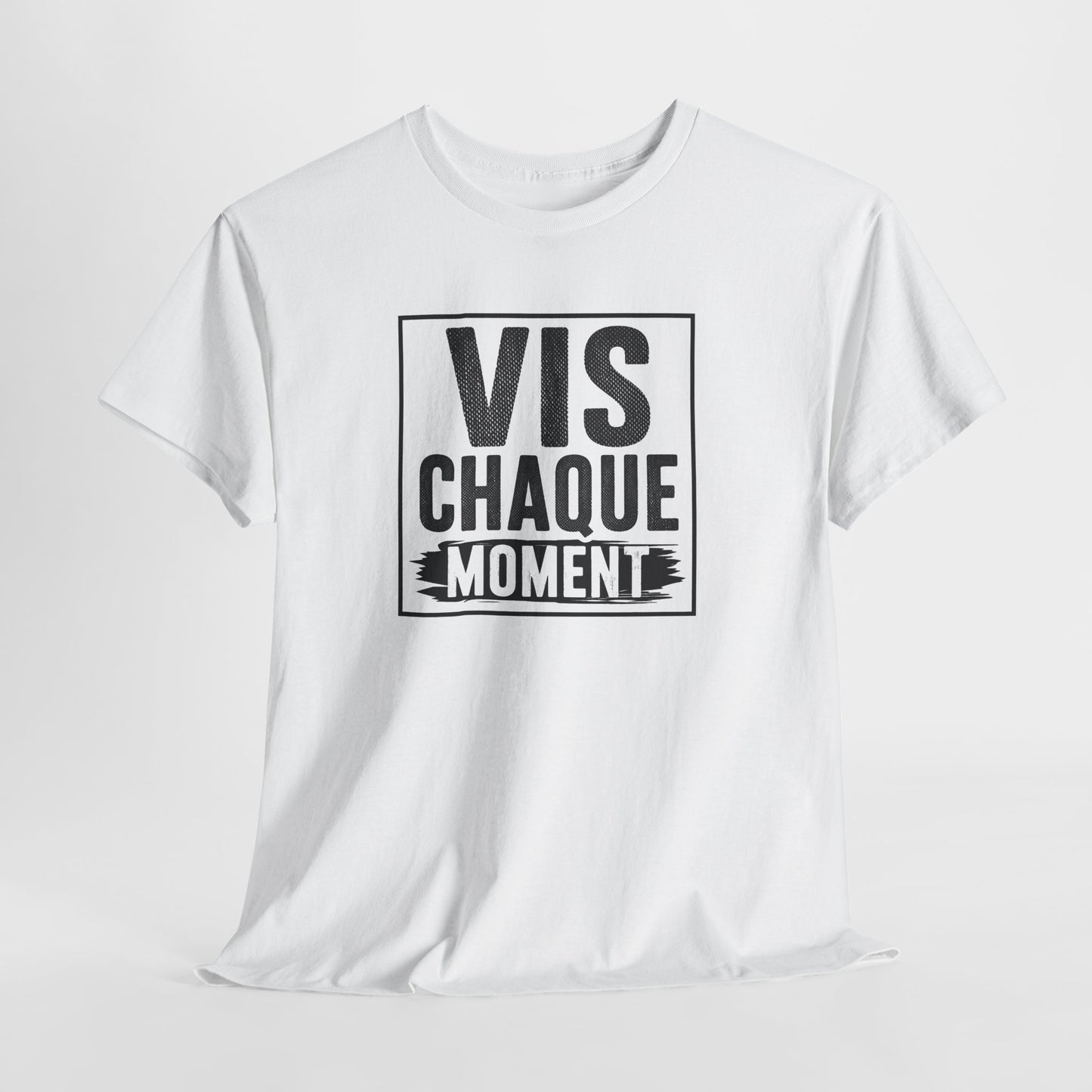 T-Shirt Homme et Femme Motivation Positive – Message Inspirant Vie et Bonheur – Cadeau Original