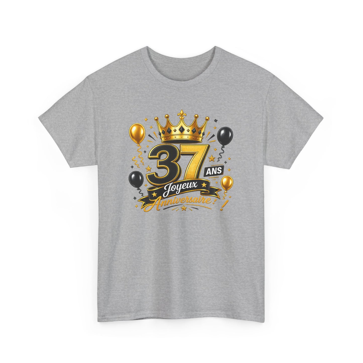 Tee Shirt Anniversaire 37 Ans Homme et Femme Joyeux Anniversaire Cadeau 37 Ans Idée Cadeau Adulte