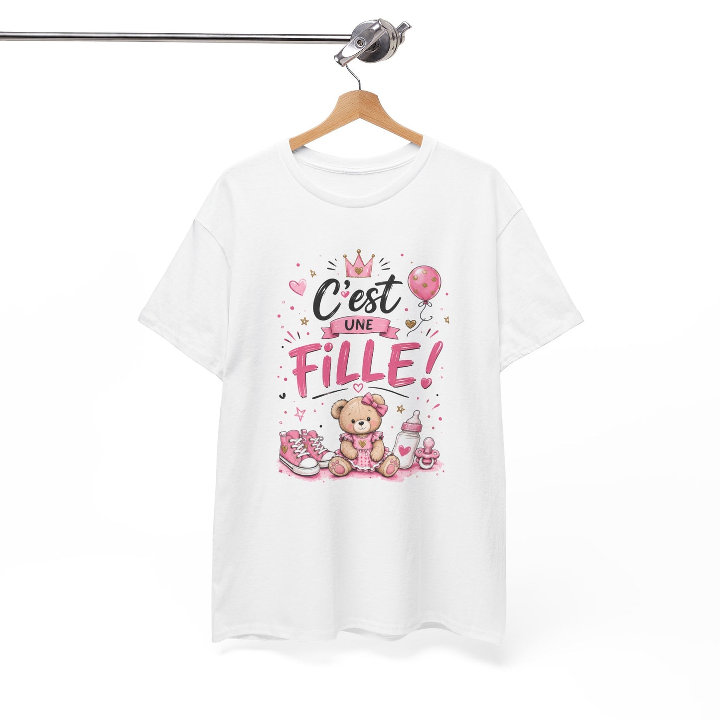 Tee Shirt Annonce Grossesse Homme et Femme Révélation Sexe Enfant Future Maman Futur Papa Cadeau