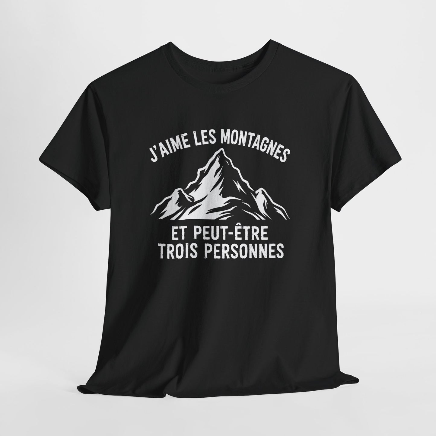 T-Shirt Montagne Homme et Femme – Cadeau Randonnée Alpinisme Nature – Humour Randonneur Amoureux des Montagnes – Idée Cadeau Outdoor
