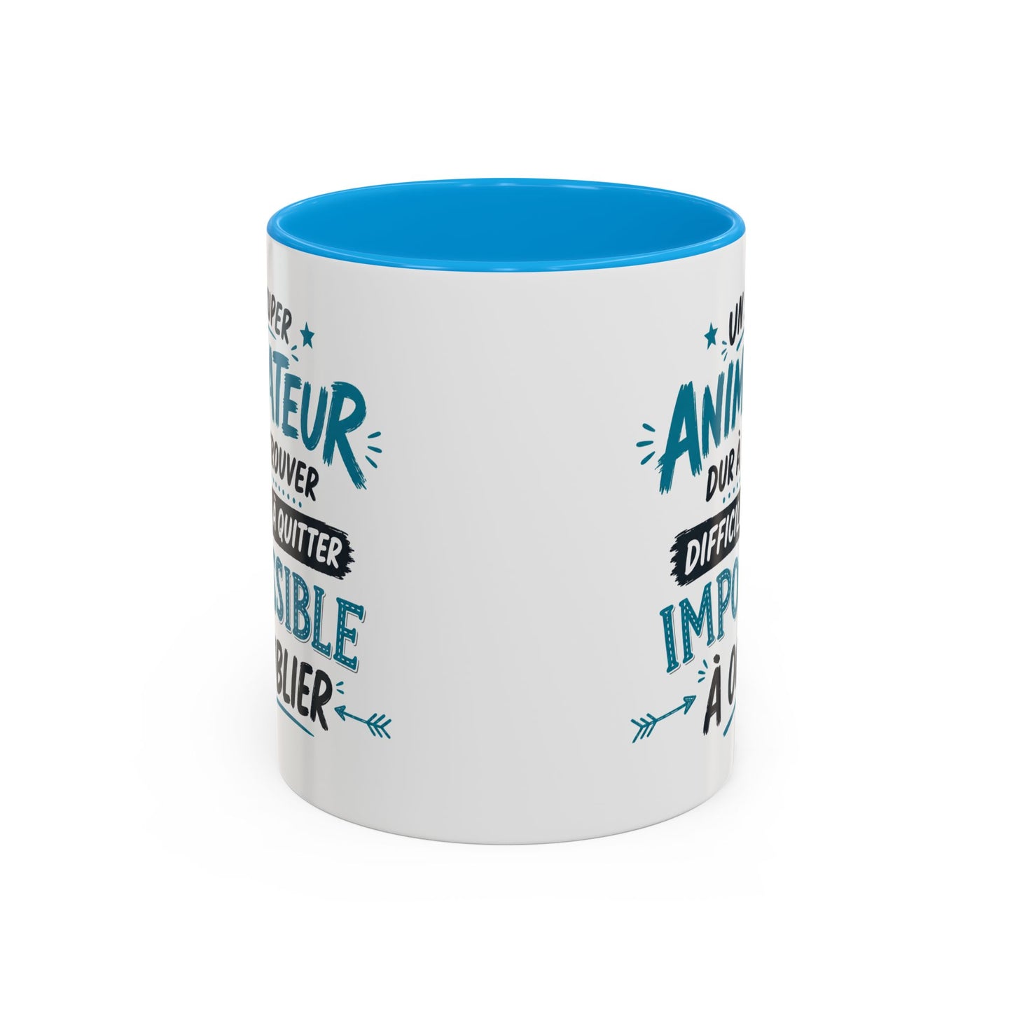 Mug Animateur Homme – Tasse Humour Un Super Animateur Impossible à Oublier – Cadeau Original Animateur Anniversaire Noël 325ml
