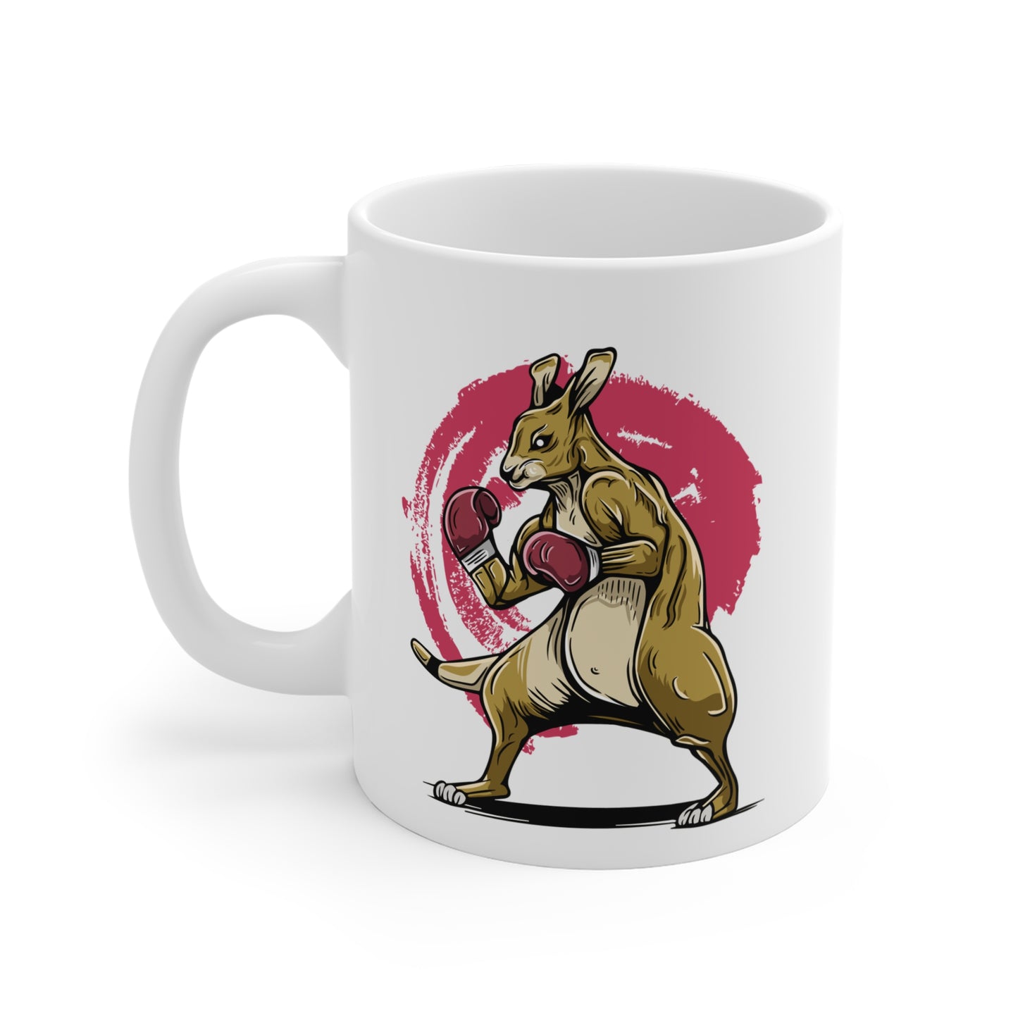 Mug Kangourou Boxeur Vintage – Tasse Sport et Motivation – Cadeau Original Boxe Céramique 325ml