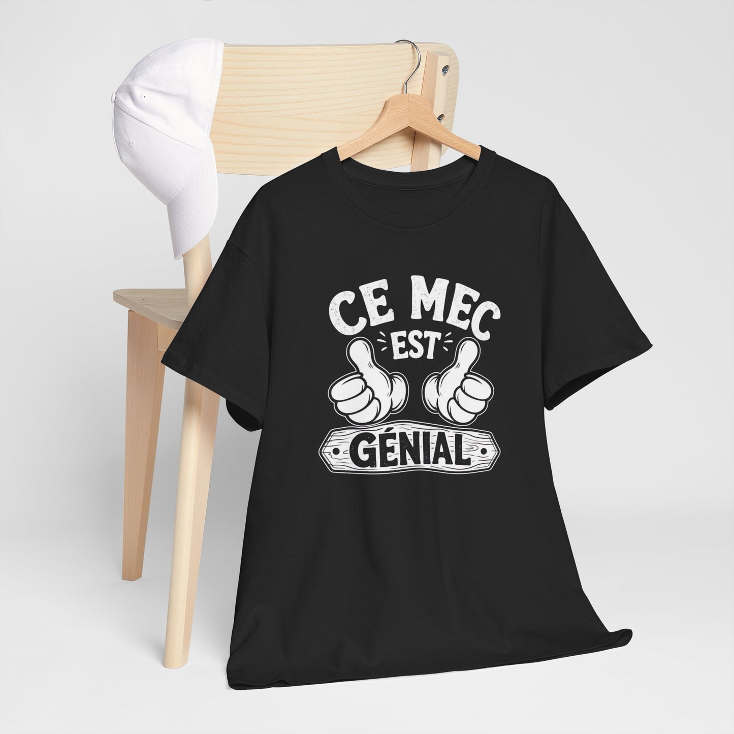 T-Shirt Ce Mec Est Génial – Cadeau Humour Homme Papa Collègue – Tee Shirt Drôle Anniversaire Fête