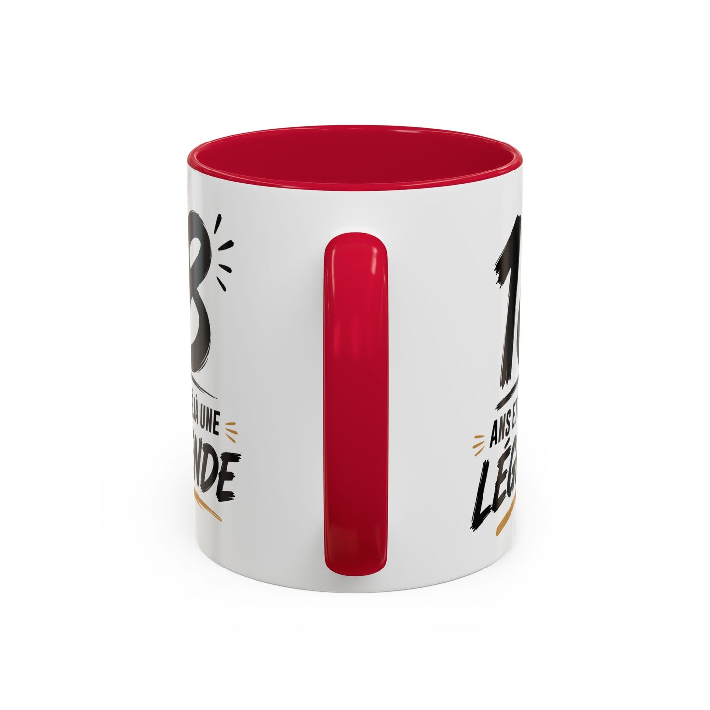 Tasse 18 Ans et Déjà une Légende – Mug Anniversaire  Homme Femme – Cadeau Original  325 ml