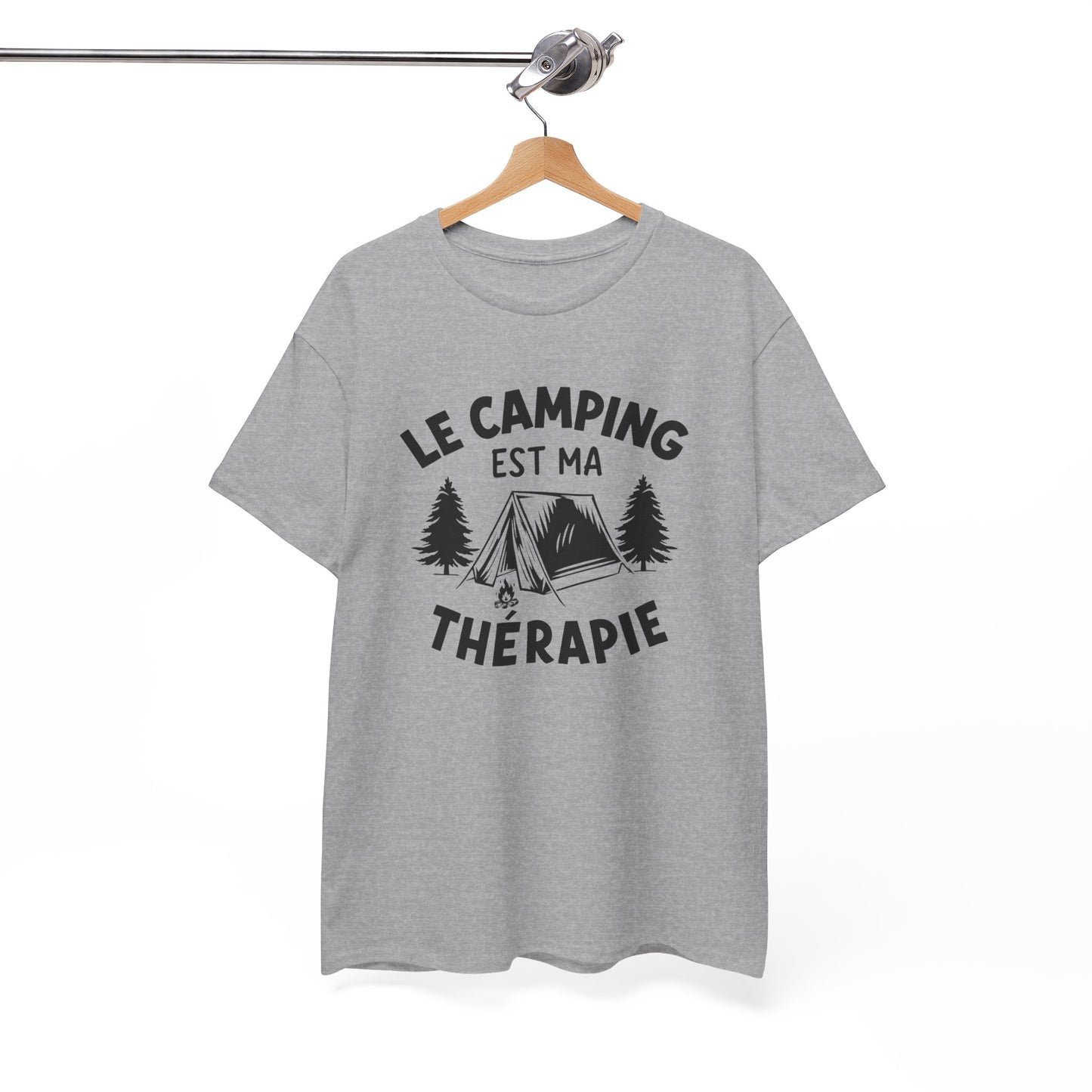 Tee Shirt Camping Homme Femme – Humour Campeur Plein Air Nature – Idée Cadeau Passion Camping Tente Randonnée