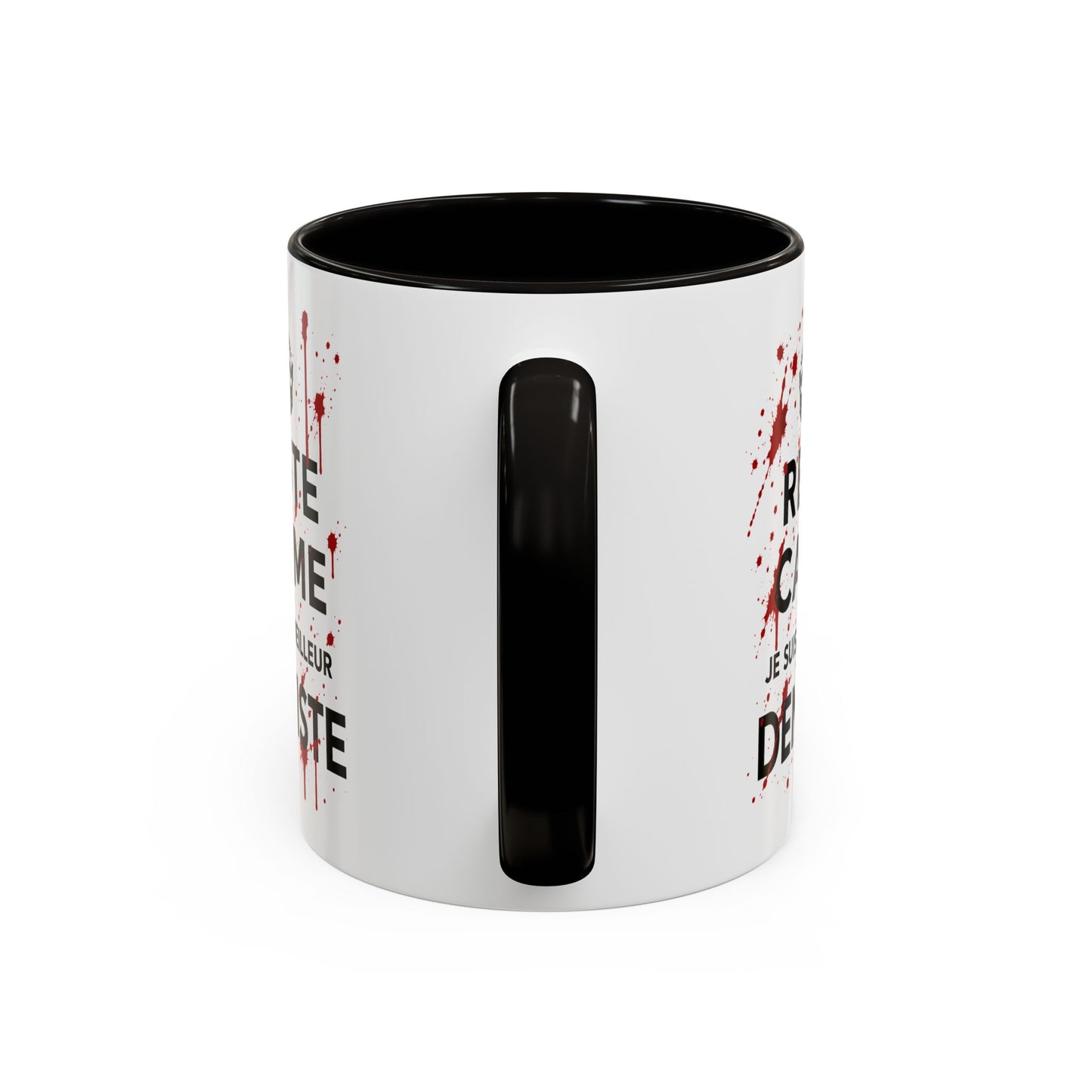 Tasse Reste Calme Je Suis Le Meilleur Dentiste – Mug Humour Dentiste Sanglant – Cadeau Homme Femme 325ml