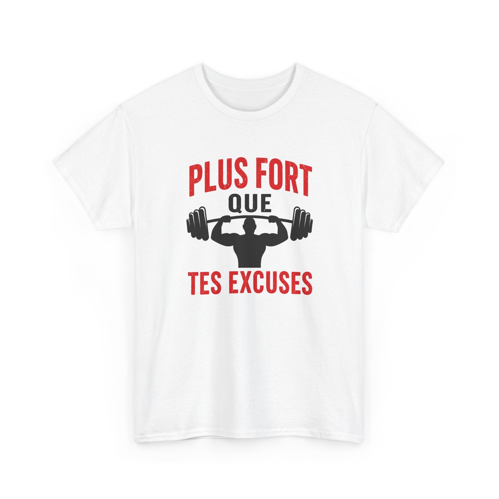 T-Shirt Musculation Homme et Femme – Fitness Motivation Sport – Entraînement Salle de Muscu – Cadeau Sportif