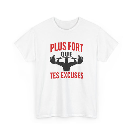 T-Shirt Musculation Homme et Femme – Fitness Motivation Sport – Entraînement Salle de Muscu – Cadeau Sportif