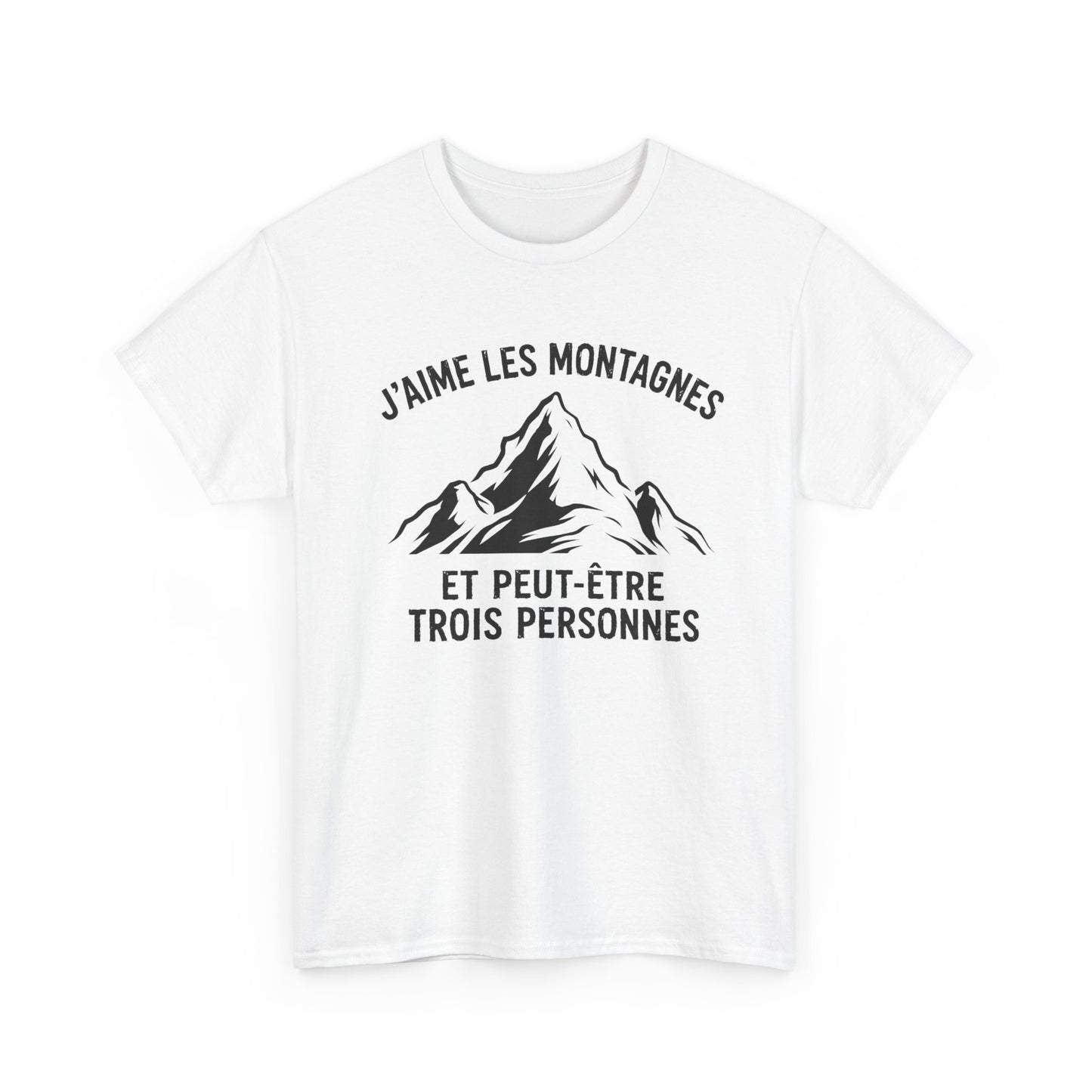 T-Shirt Montagne Homme et Femme – Cadeau Randonnée Alpinisme Nature – Humour Randonneur Amoureux des Montagnes – Idée Cadeau Outdoor