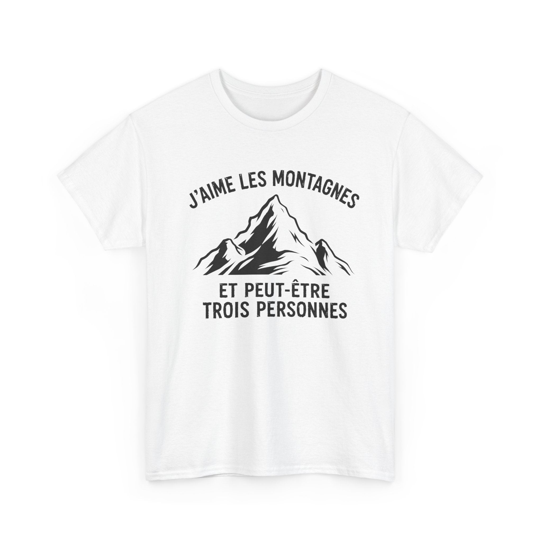 T-Shirt Montagne Homme et Femme – Cadeau Randonnée Alpinisme Nature – Humour Randonneur Amoureux des Montagnes – Idée Cadeau Outdoor
