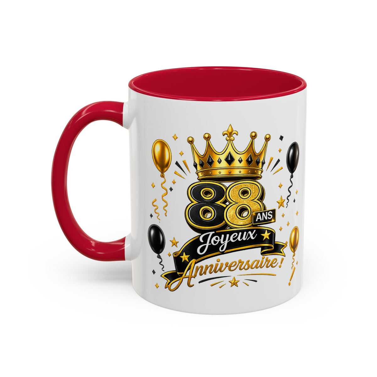 Mug Joyeux 88 Ans – Tasse Anniversaire 88 Ans – Cadeau Original pour Femme Homme – Idée Cadeau 88e Anniversaire