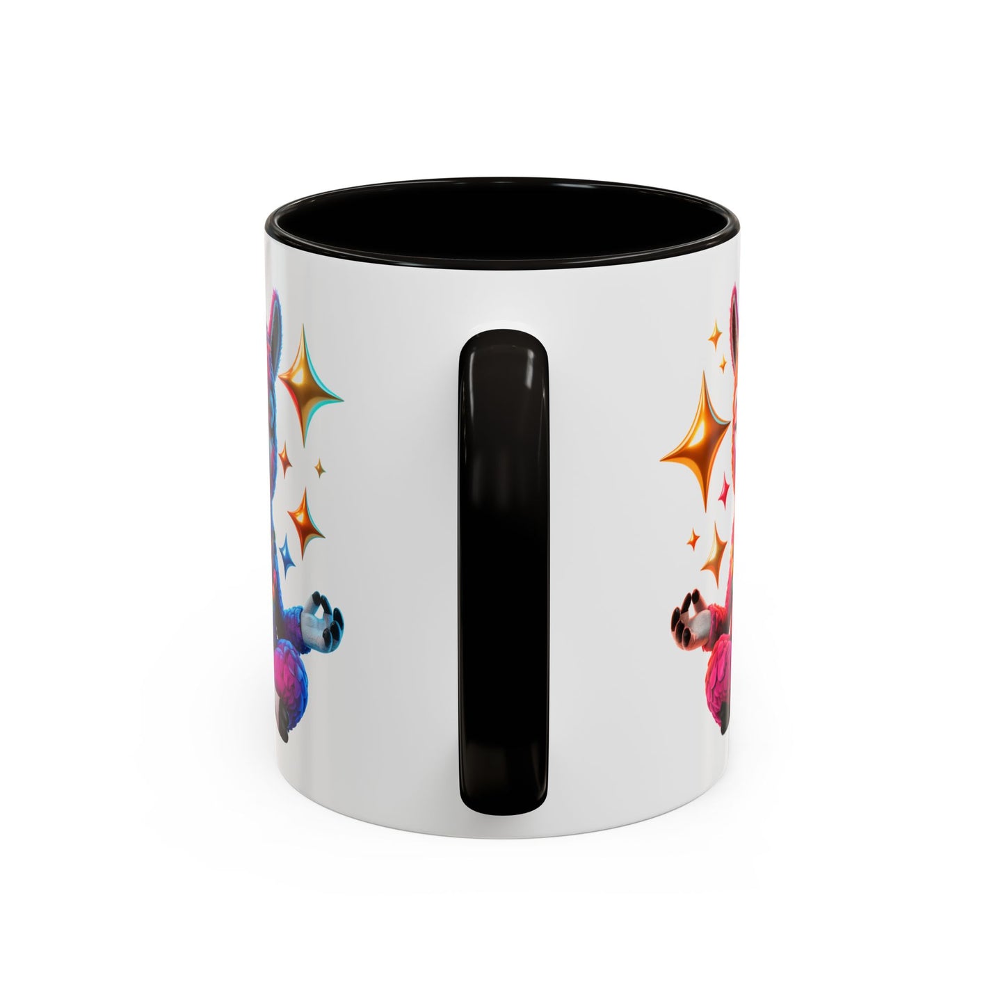 Mug Lama Méditation – Tasse Design Zen Coloré avec Étoiles – Cadeau Relaxation 325ml
