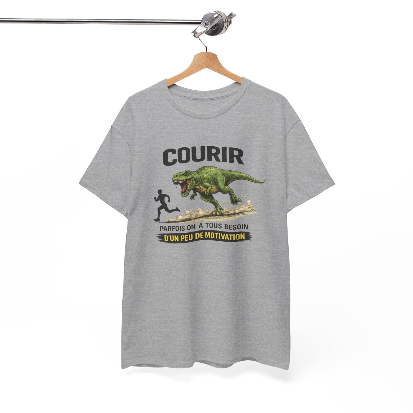 Tee Shirt Humour Course Courir Motivation Dinosaure – T-Rex Running drôle – Cadeau sportif