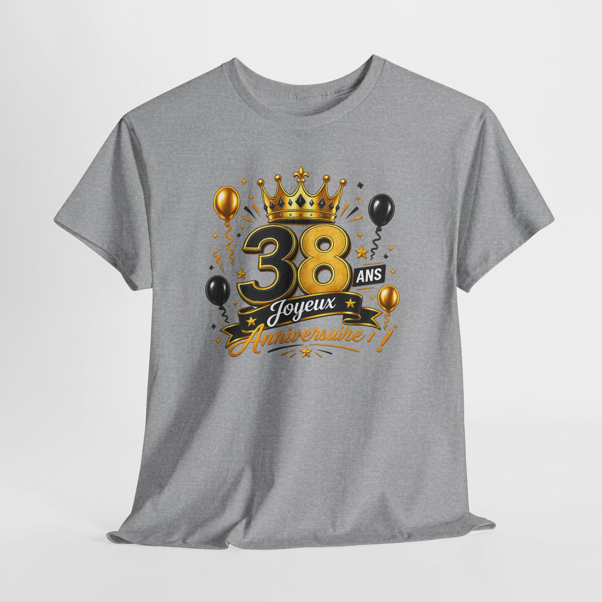Tee Shirt Anniversaire 38 Ans Homme et Femme Joyeux Anniversaire Cadeau 38 Ans Idée Cadeau Adulte