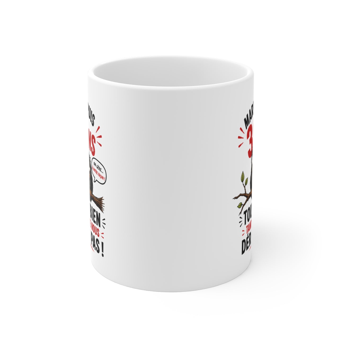 Tasse Mariés Depuis 30 Ans – Mug Humour Anniversaire de Mariage 30 Ans Homme Femme – Cadeau Noces de Perle 325 ml