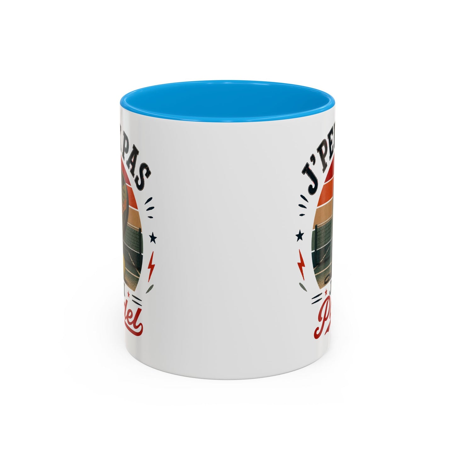 Tasse J’Peux Pas J’Ai Padel – Mug Humour Joueur de Padel Vintage – Cadeau Sport Homme Femme 325ml