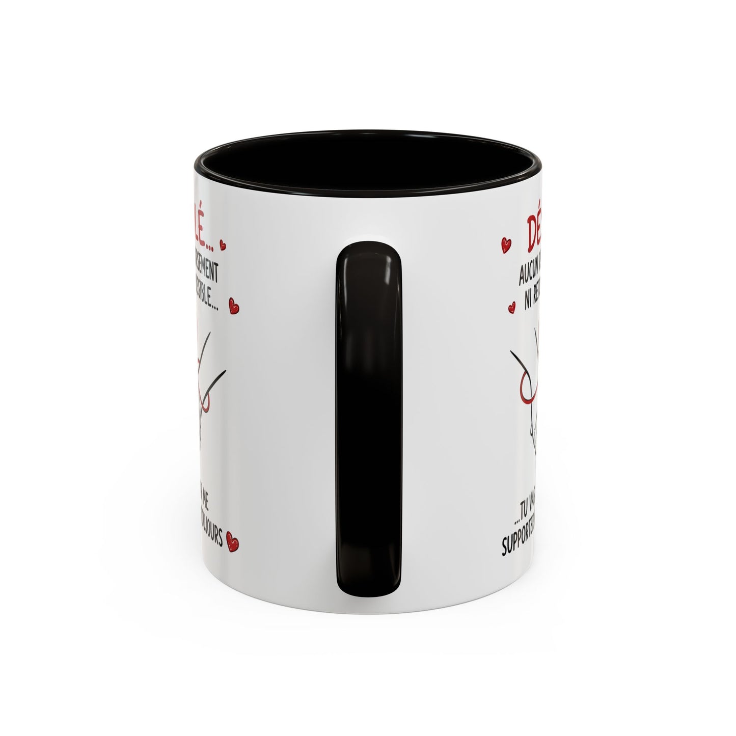 Tasse Désolé Aucun Remboursement Ni Retour Possible – Mug Couple Humour Amour – Cadeau Homme Femme Saint-Valentin 325ml