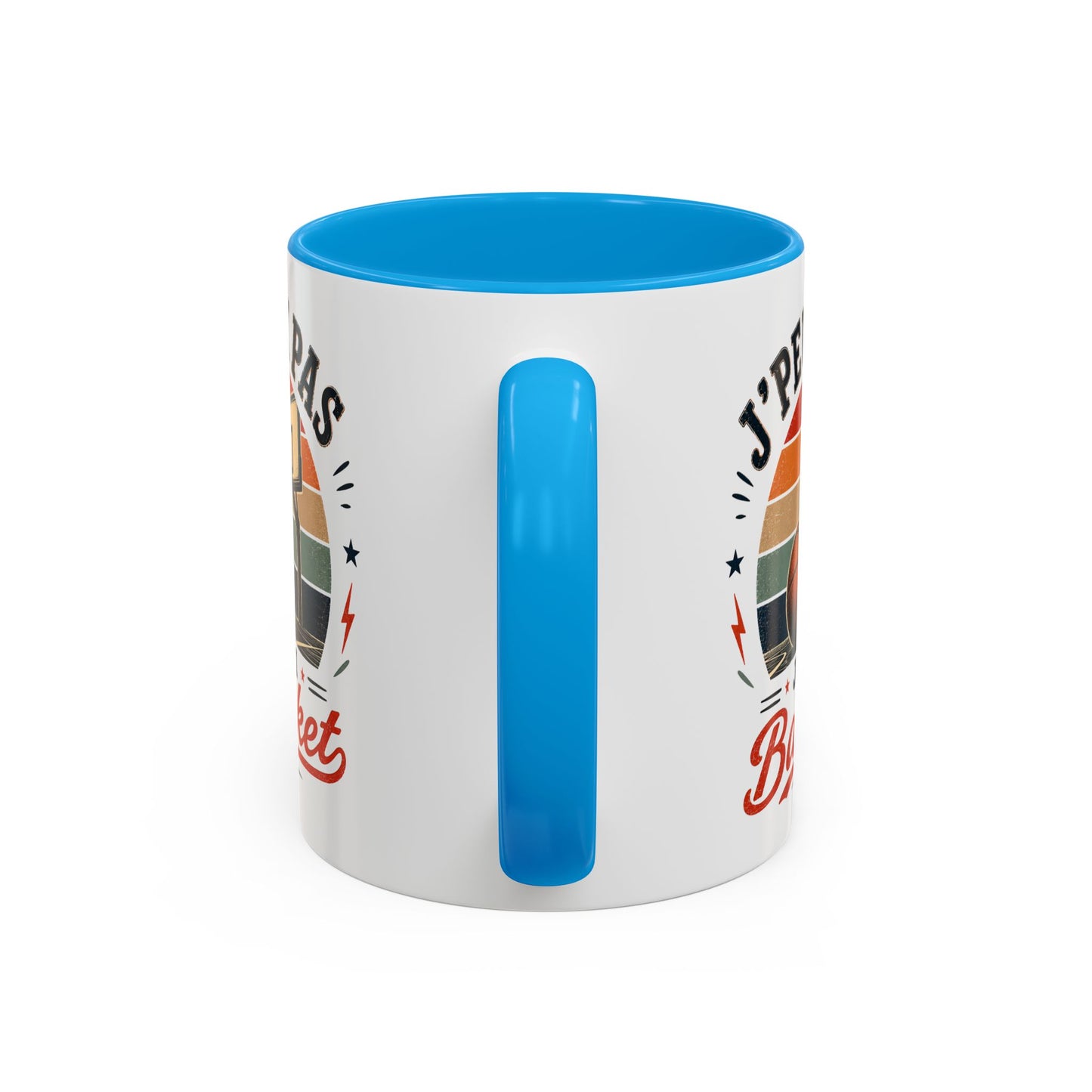 Tasse J’Peux Pas J’Ai Basket – Mug Basketball Vintage Humoristique – Cadeau Basketteur Homme Femme 325ml