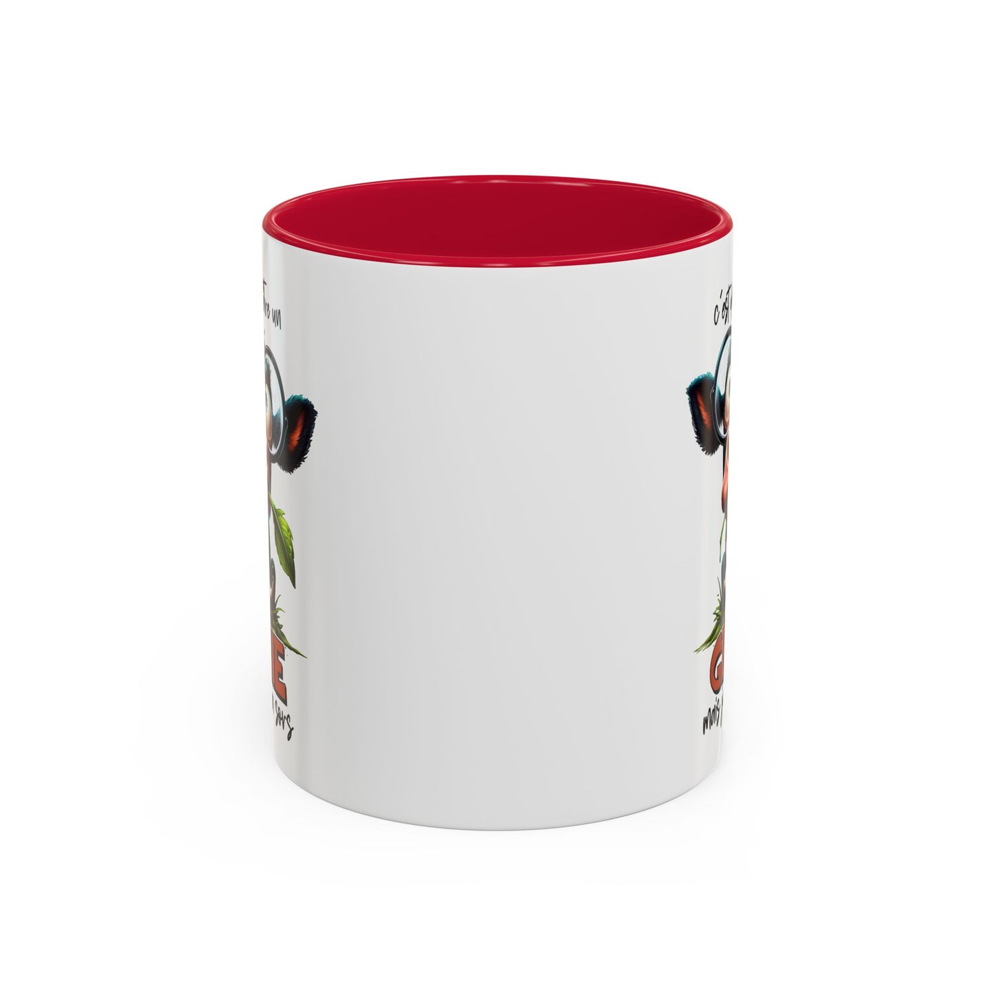 Tasse C’est Dur D’Être Un Génie Mais Je M’En Sors – Mug Humour Vache Drôle 325ml