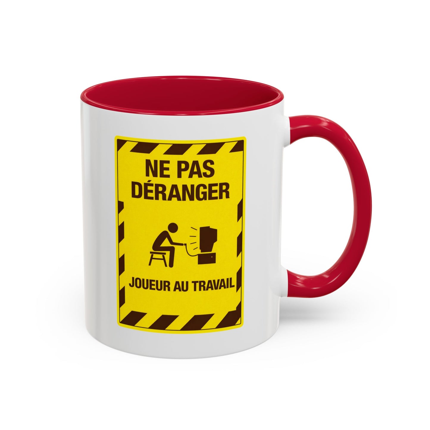 Tasse Gamer Drôle “Ne pas déranger joueur au travail” – Mug Humour Geek Gaming Cadeau Original