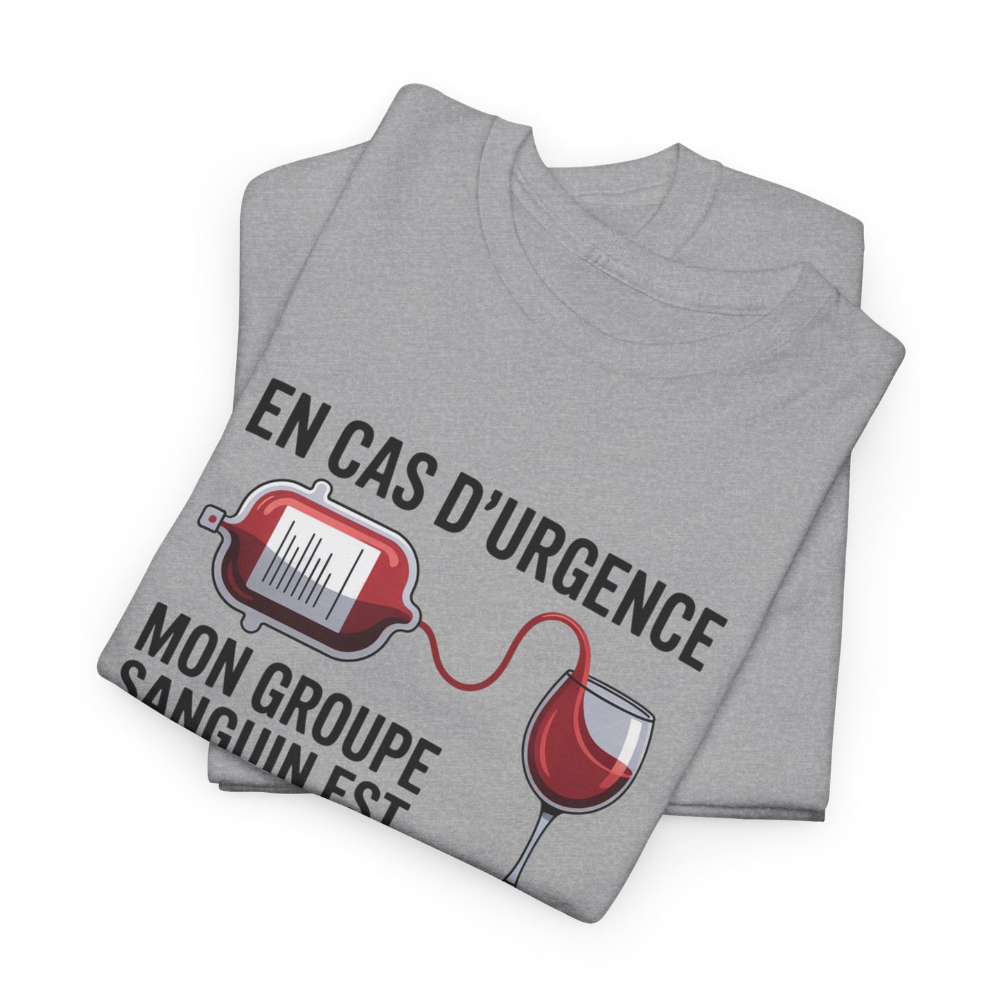 T-Shirt Infirmier Humoristique Homme Femme – Tee Shirt Don du Sang Drôle – Cadeau Médecin Infirmière Noir Blanc Gris