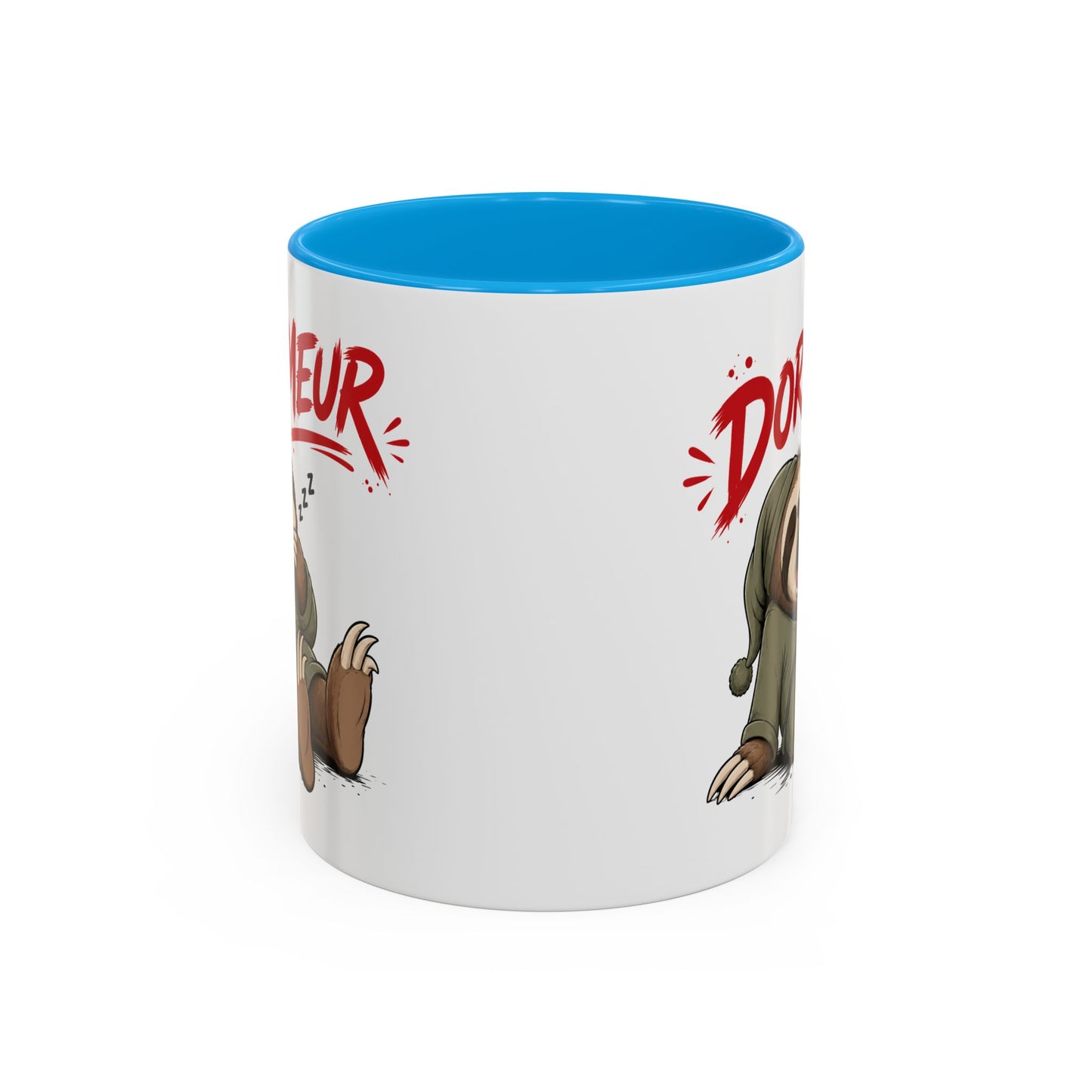 Tasse Dormeur Homme – Mug Paresseux Endormi Humour – Cadeau Homme Amateur de Sieste 325ml