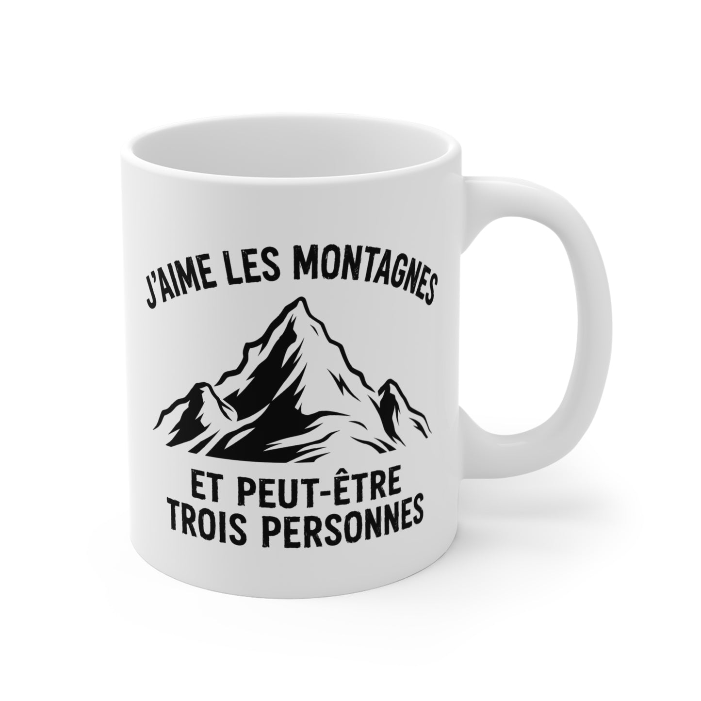 Mug Montagne Homme et Femme – Tasse Humour Randonneur Amoureux de la Nature – Idée Cadeau Randonnée Trekking Plein Air Aventurier – 325 ml