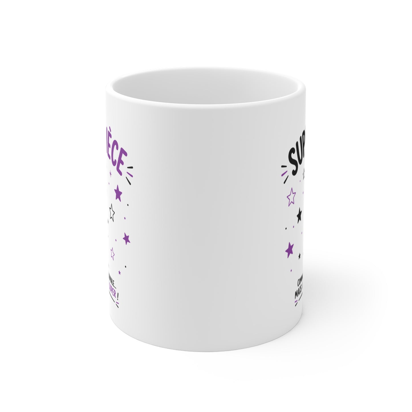 Mug Super Nièce – Tasse Humoristique pour Nièce – Idée Cadeau Originale et Drôle – Anniversaire Noël Famille