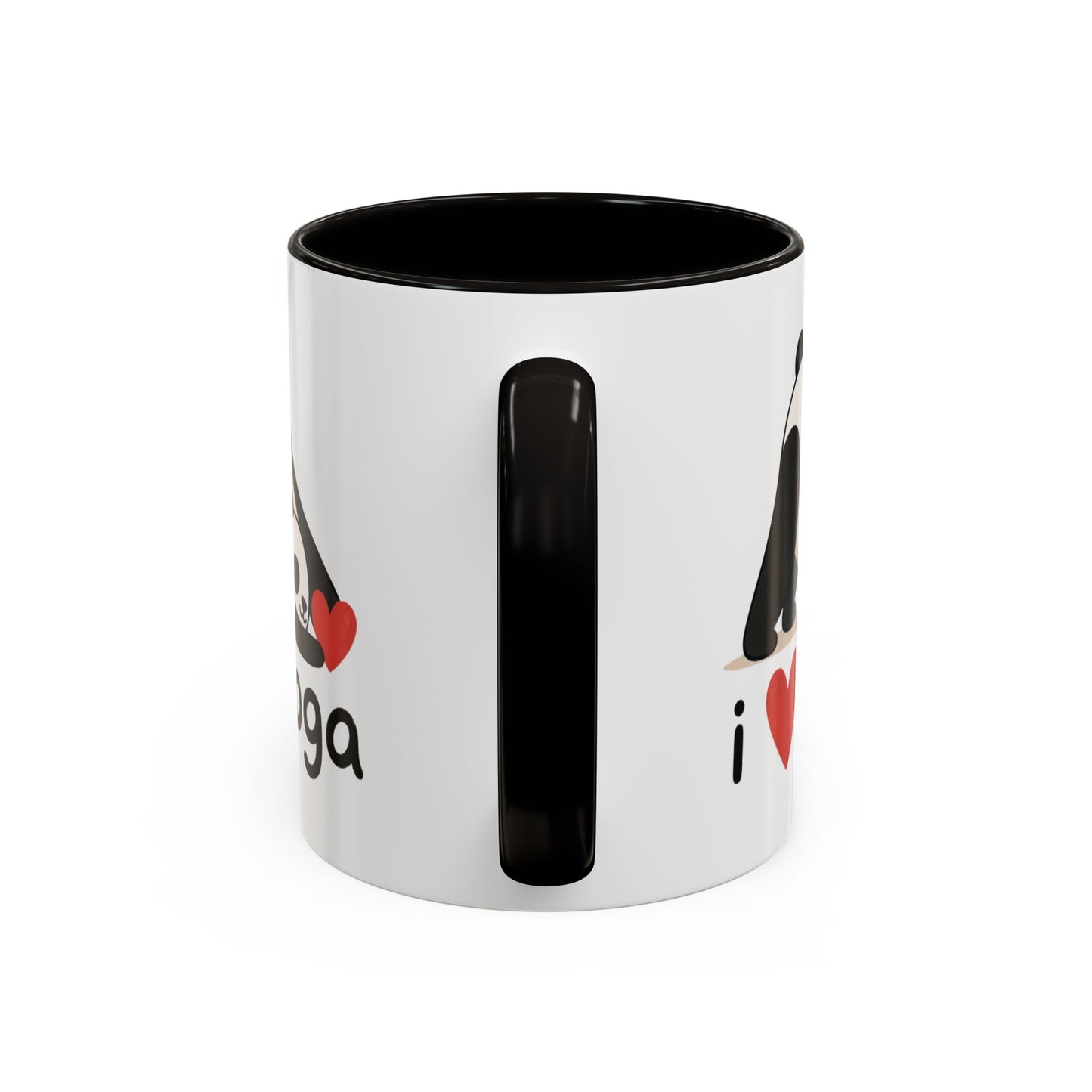 Mug Yoga Panda – I Love Yoga – Tasse Humoristique Zen Kawaii – Cadeau Original Méditation Relaxation Bien Être Céramique 325ml