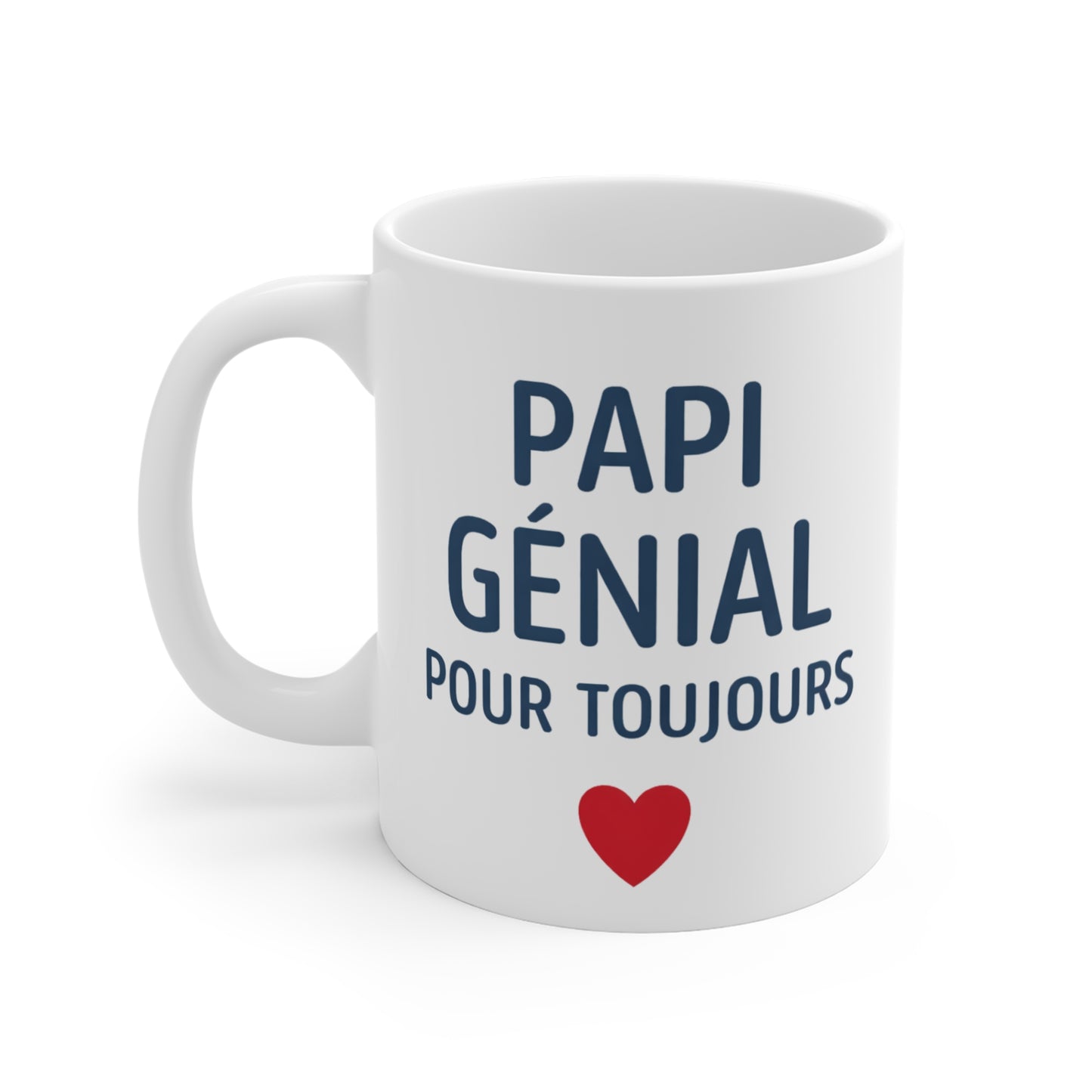 Tasse Papi Génial – Mug Message Amour Grand-Père – Cadeau Papi Original Fête des Grands-Pères 325ml
