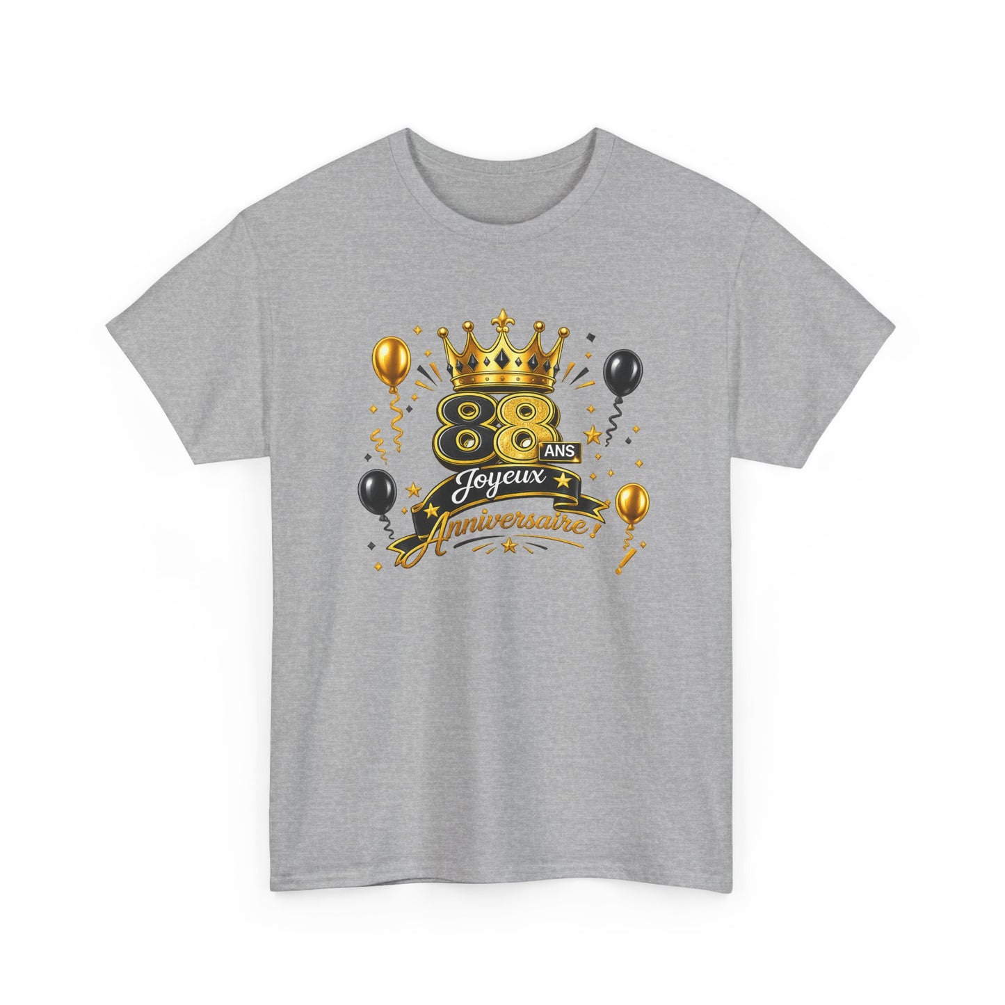 Tee Shirt Anniversaire 88 Ans Homme et Femme – Joyeux Anniversaire – Cadeau 88 Ans