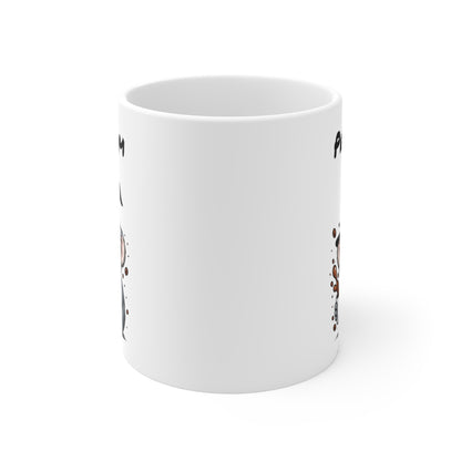 Mug Personnalisé Koala Sorcier Halloween 325ml – Tasse Céramique Prénom Drôle et Festif – Cadeau Original